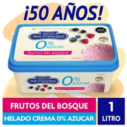 HELADOS 0 FRUTOS BOSQ 1LT SAN FCO 1LT