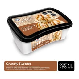 HELADO CRUNCHY 3 LECHES LA CREMERIA 1LT