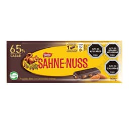 SAHNE NUSS CHOC BAR 65BITTER 0.16 KL 160 GR