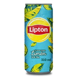 Te Negro Lipton Limon Lata 310 ml