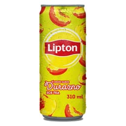Te Negro Lipton Durazno Lata 310 ml
