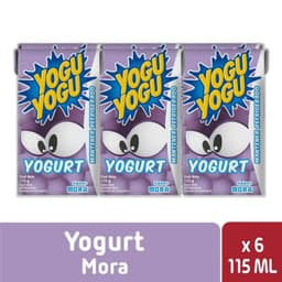 SIX PACK YOGURT MORA TETRA YOGU YOGU 6 X 115 ML