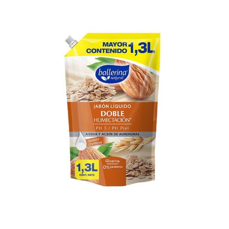 Jabon Liquido Avena Almendra 1.3 LT