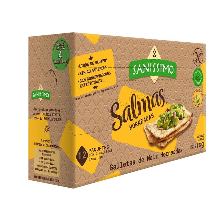 GALLETAS SALMAS DE MAIZ HORNEADAS 216GR