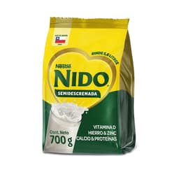 Leche en Polvo Semidescremada Nido 700 gr