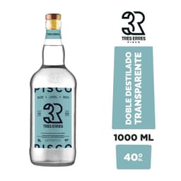 Pisco Reservado Transparente Doble Destilado 40o 1 LT