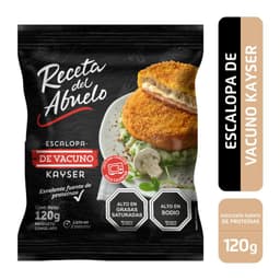 Escalopa de Vacuno Congelada 120 GR