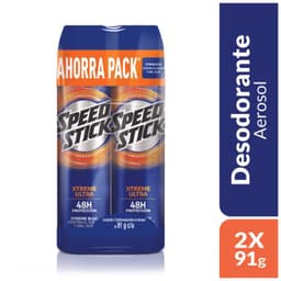 Pack Desodorante Spray Xtreme Speed Stick 2x91 gr