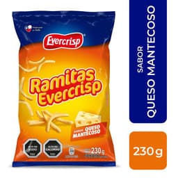 Snack Ramitas Sabor Queso Evercrisp 230 g