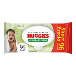 Toallitas Humedas Huggies Limpieza Efectiva 96 Un