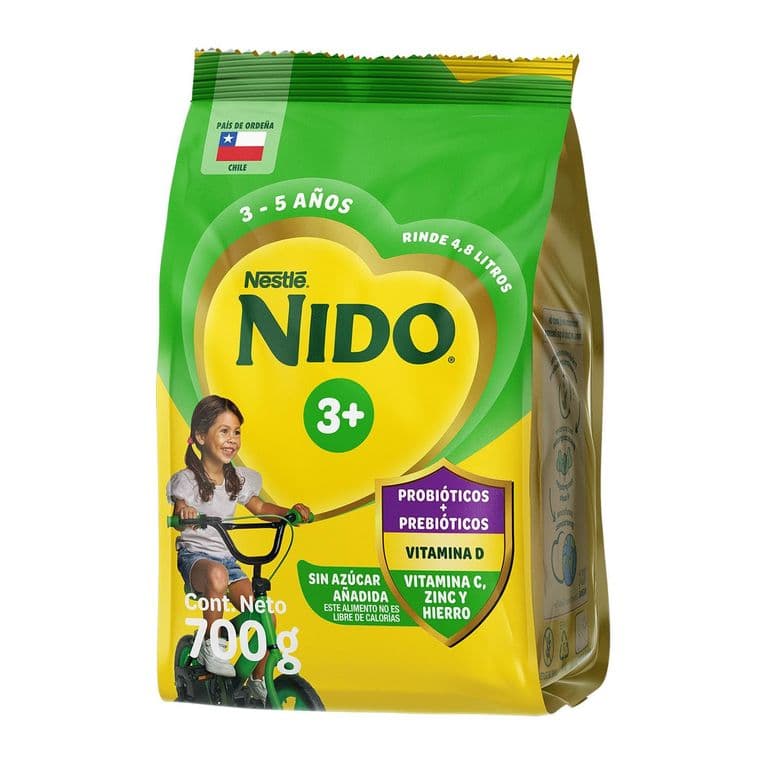 Leche en Polvo Etapa 3+ Nido 700 gr