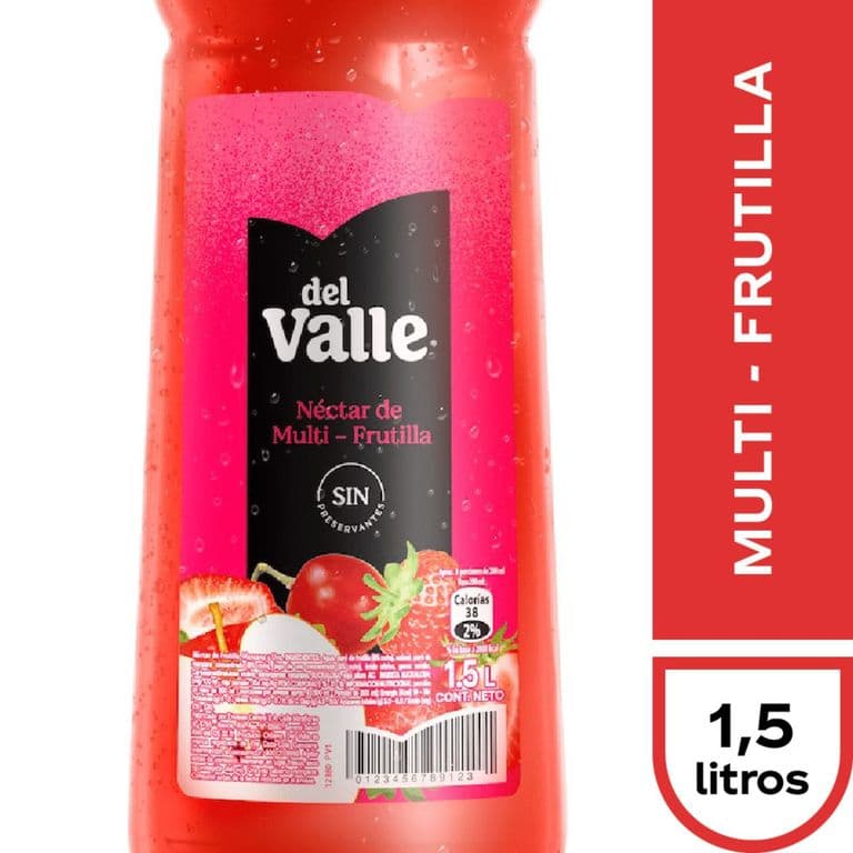 Nectar de Frutilla Del Valle 1.5 L 1.5 LT