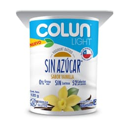 Yoghurt Light Sin Azucar Sabor Vainilla 120 GR