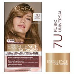 Tintura Excellence Sin Amoniaco Rubio Universal