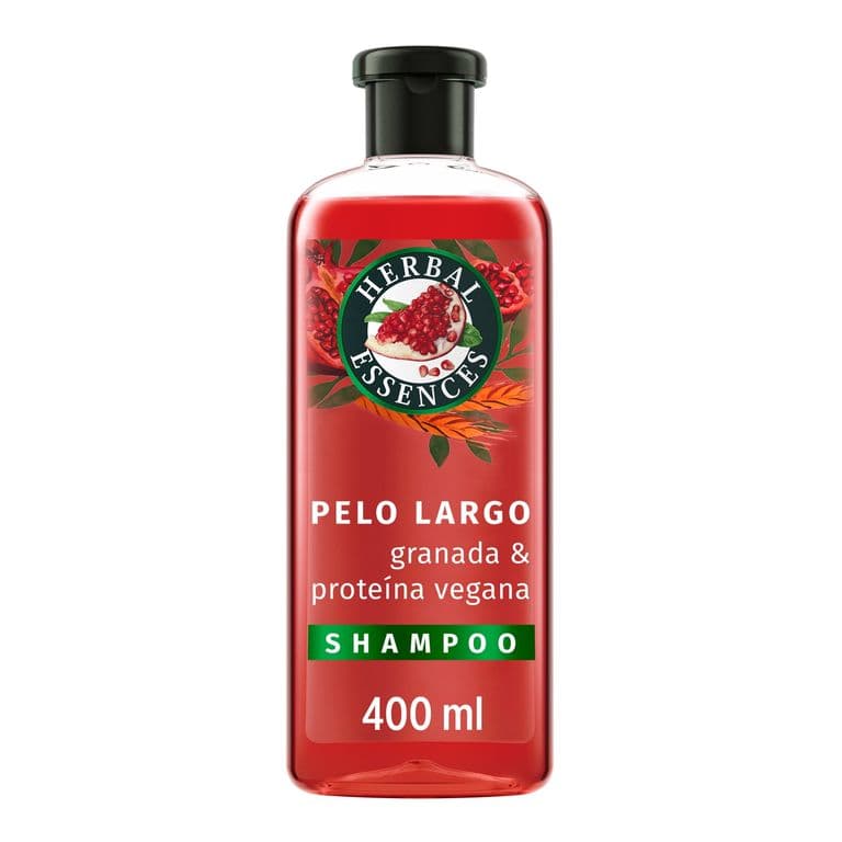 Shampoo Pelo Largo Granada y Proteina Vegana 400 ML