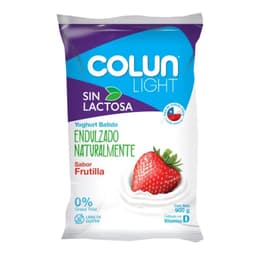 Yoghurt Light Sin Lactosa Sabor Frutilla Colun 900 g