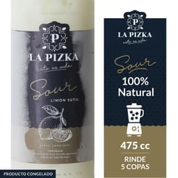SOUR LIMON SUTIL LA PIZKA 24G 475 CC 475 ML