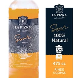 Coctel Sour Maracuya La Pizka 24 475 cc 475 ML