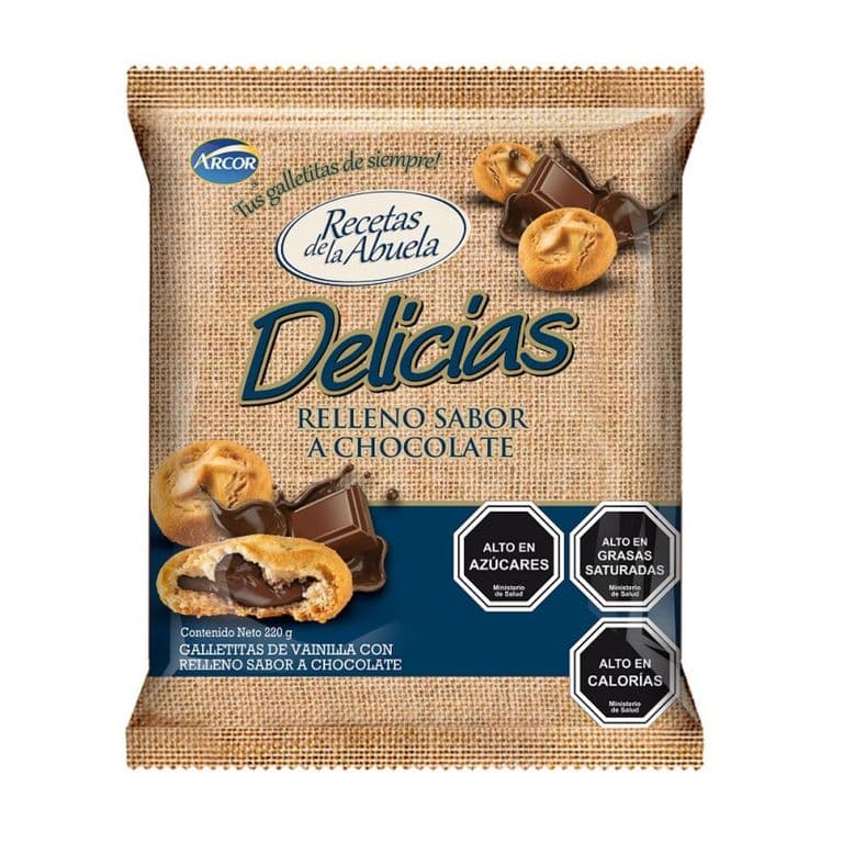 Galleta Rellena Delicias Arcor 220 g