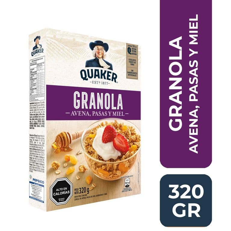 Granola Miel Pasas Quaker 320 GR