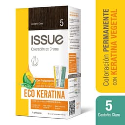 Coloracion Tinte Issue Kit Eco Keratina Castano Claro N 5 1 Un