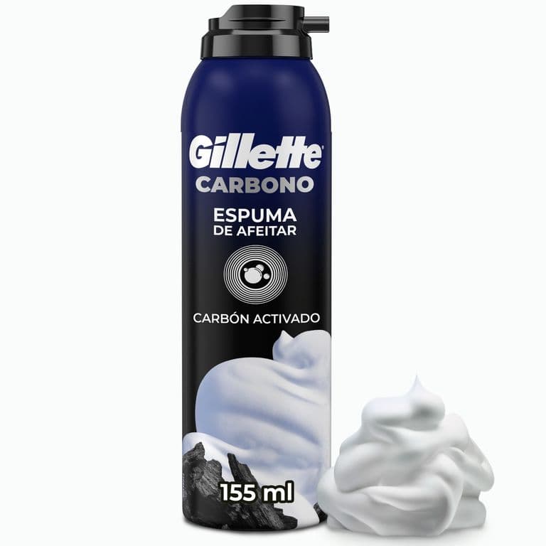 Espuma de Afeitar Carbono Gillette 155 ml