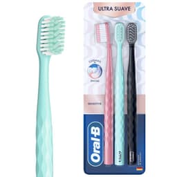 Pack Cepillo Dental Iconic Sensitive Ultra Suave Oral-B 3 un