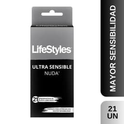 Preservativos Ultra Sensibles Nuda Lifestyles 21 Un