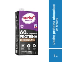 Leche Descremada Chocolate Proteina Sin Lactosa Surlat 1 lt