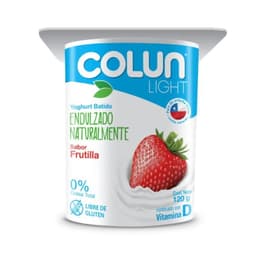 Yoghurt Light Sabor Frutilla Colun 120 g