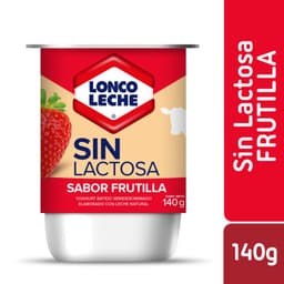 Yoghurt sin Lactosa Loncoleche sabor Frutilla 140 g