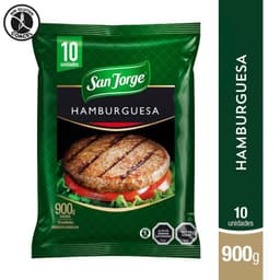 Bolsa de Hamburguesas Vacuno San Jorge 10 x 90 g
