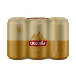 CERVEZA PACK LATA CUSQUENA 4.8G 6X473 CC 6 X 473 ML