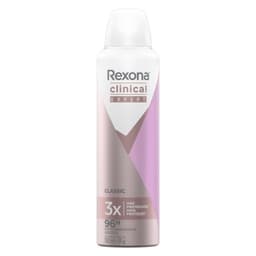 Antitranspirante Aerosol Rexona Clinical Classic Mujer 150 ml