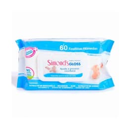 Toallitas Humedas Previene Coceduras Simonds Gloss 60 Un