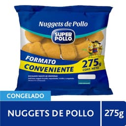 Nugget de Pollo Bolsa Super Pollo 275 g