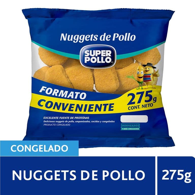 Nugget de Pollo Bolsa Super Pollo 275 g