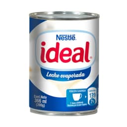Leche Evaporada Ideal 390 gr