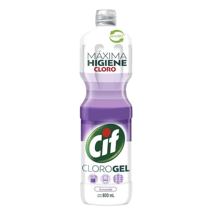 Cloro Gel Cif Aroma Lavanda 800 ml