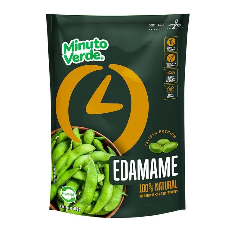 Edamame Congelado Minuto Verde 400 g