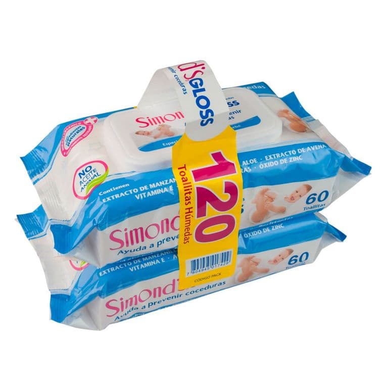 Toallitas Humedas Simonds Gloss 120 UN