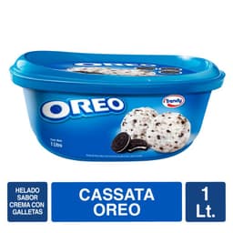 Helado de Leche Sabor Oreo Cassata Trendy 1 L 1 LT