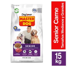 Alimento Seco para Perro Senior Sabor Carne 15 Kg