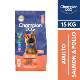 Alimento para Perro Sabor Salmon Pollo Champion Dog 15 Kg