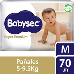 Panal Super Premium Babysec Talla M 70 Un