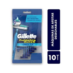 Maquina de Afeitar Prestobarba Ultragrip2 Gillette 10 un