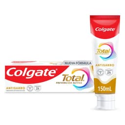 Pasta Dental Colgate Total Antisarro con Fluor 150 ml