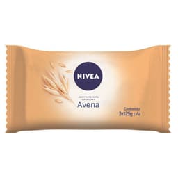 Pack Jabon en Barra Nivea Aroma Avena 3 x 125 g
