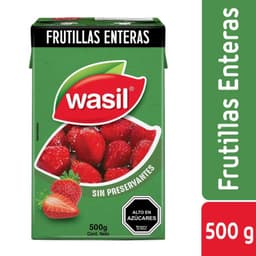 Frutillas Enteras Wasil 500 GR