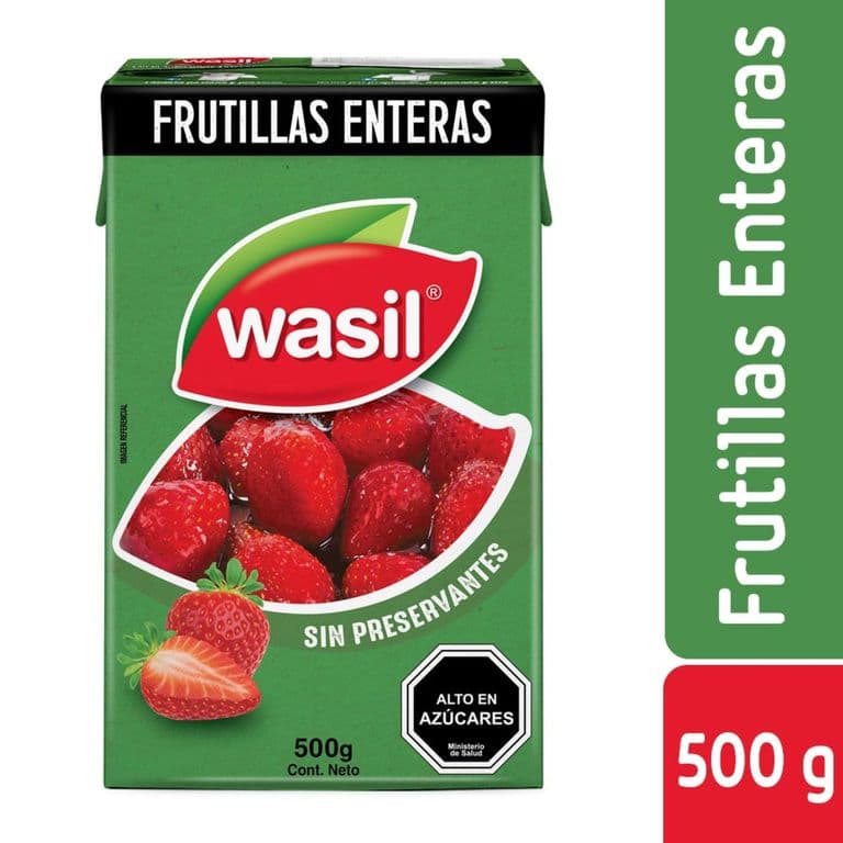 Frutillas Enteras Wasil 500 GR
